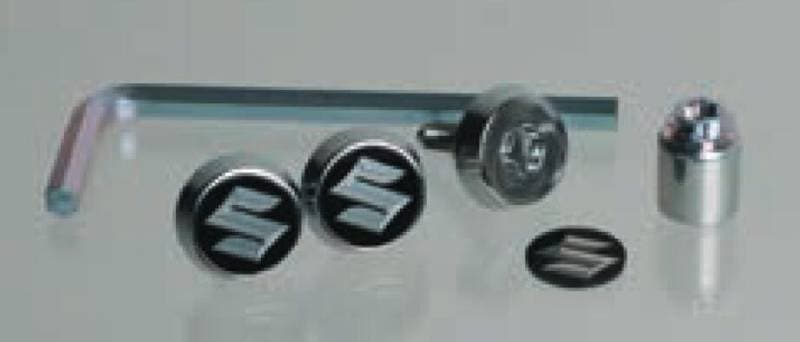 スズキ スイフト SWIFT ZCEDS ZDEDS ZCDDS ZDDDS 純正 アクセサリー ナンバープレートロックボルト（ロゴ入り）〔9927F-69T00〕