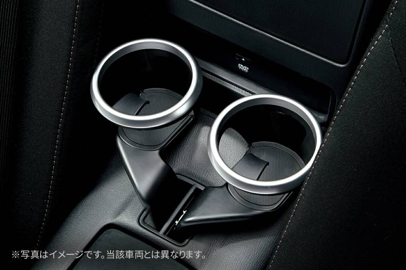 マツダ ロードスター ND5RE NDERE 純正 アクセサリー カップホルダーリング（ブライドシルバー）〔N244V1220×2〕