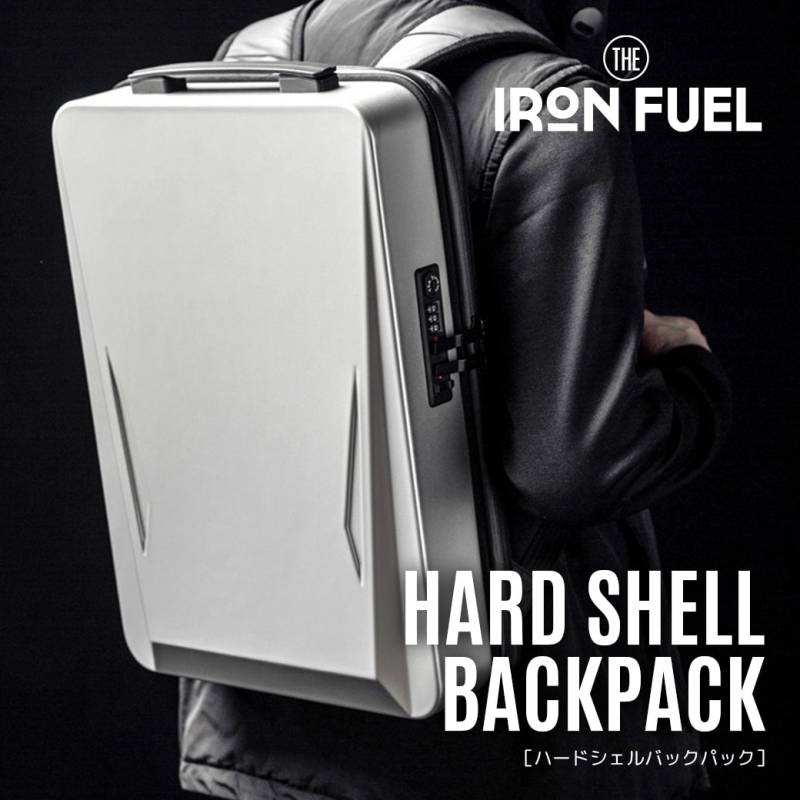 ハードシェル バックパック｜HARD SHELL BACKPACK｜ショルダー バックパック ハードシェル USB 充電 TSAロック 海外旅行 メンズ カッコいい 男前 スマート 安全
