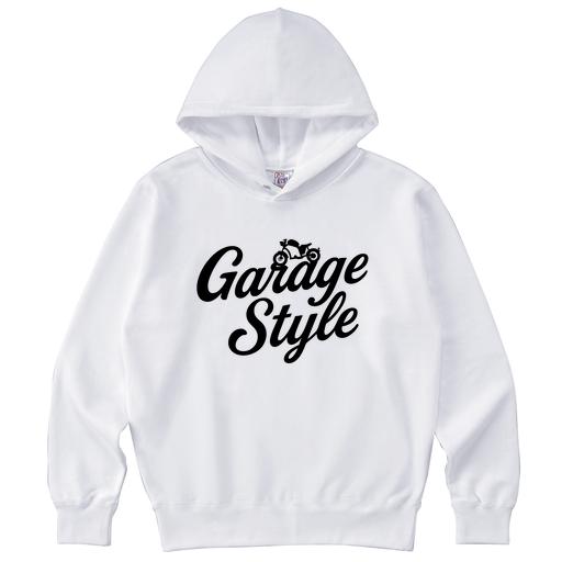 GARAGE STYLEロゴ　パーカー ver2.Light