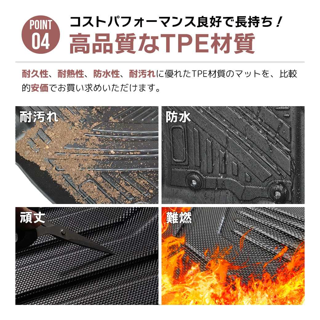 ★ 【ブラック・AT車専用】 3D フロアマット スズキ ジムニー ノマド 5ドア JC74W FC 3枚 3D立体成型 カーマット 傷つき防止 カスタム パーツ カー用品 フロント＋リア 汚れ防止 撥水 防水 水洗いOK