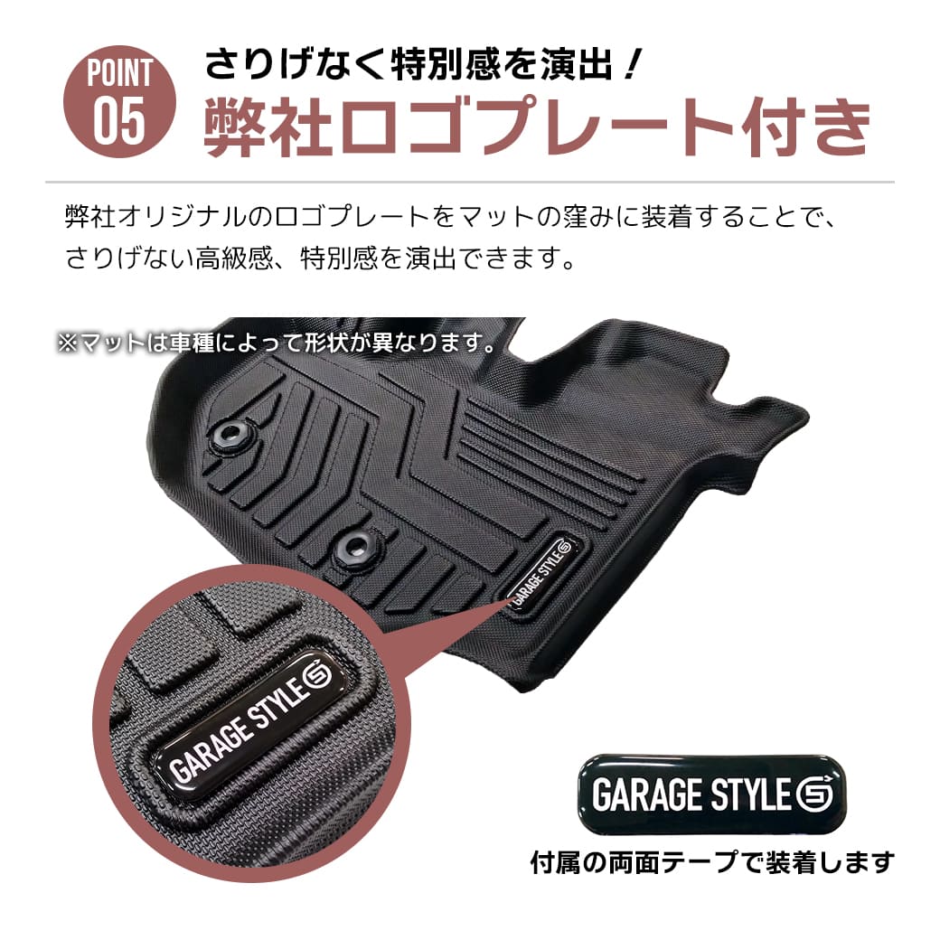 ★ 【ブラック・AT車専用】 3D フロアマット スズキ ジムニー ノマド 5ドア JC74W FC 3枚 3D立体成型 カーマット 傷つき防止 カスタム パーツ カー用品 フロント＋リア 汚れ防止 撥水 防水 水洗いOK