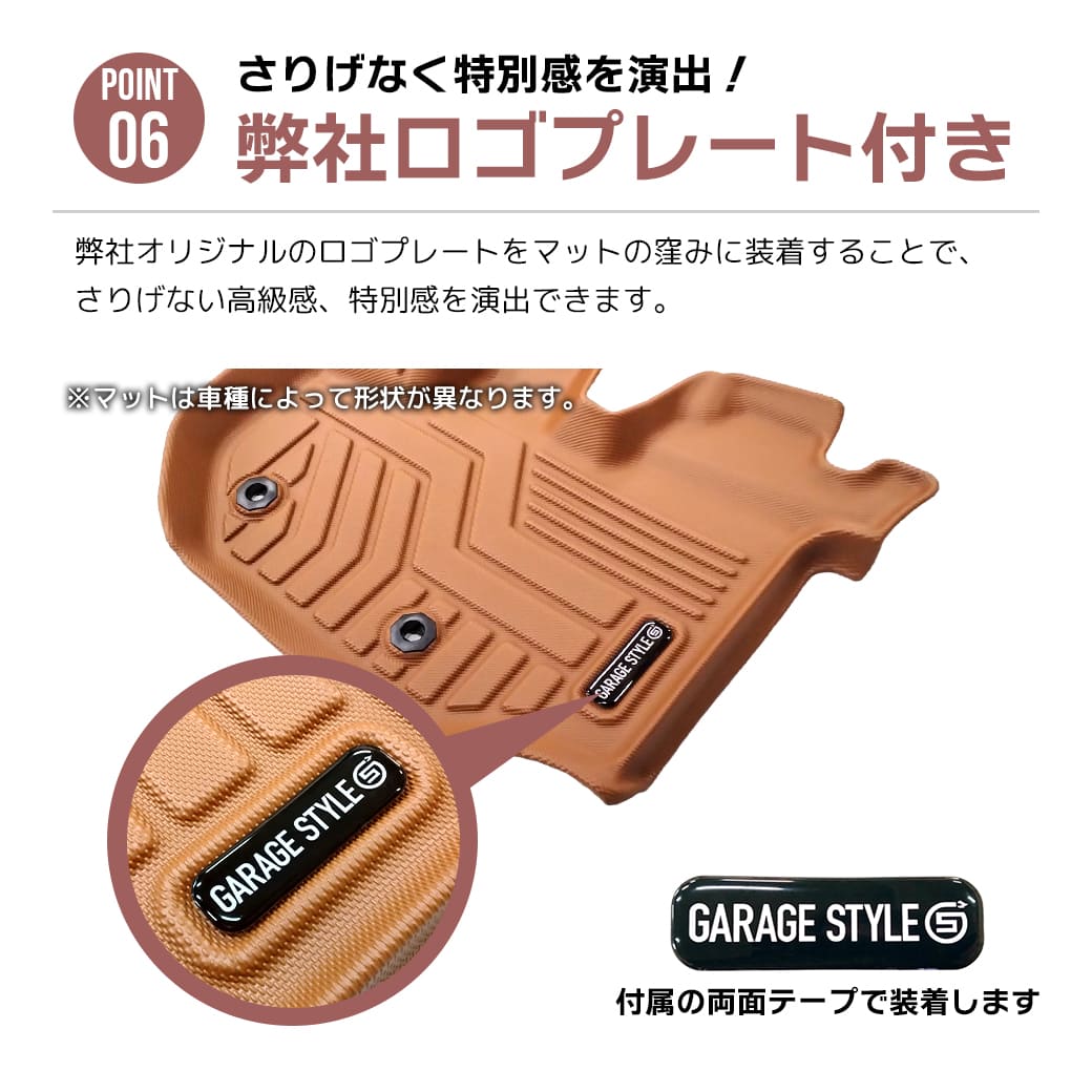 ★ 【キャメル・AT車専用】 3D フロアマット ジムニー ノマド 5ドア JC74W FC 3枚 3D立体成型 カーマット カスタム パーツ カー用品 TPE材質 汚れ防止 撥水 フロント リア 防水 水洗いOK ブラウン