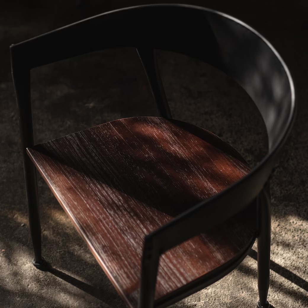 ダイニングチェア インテリア ダイニング リビング｜木 鉄 革 ヴィンテージ レトロ インダストリアル 男前 アンティーク チェア 椅子｜ヴィンテージ ウッド アイアン レザー チェア