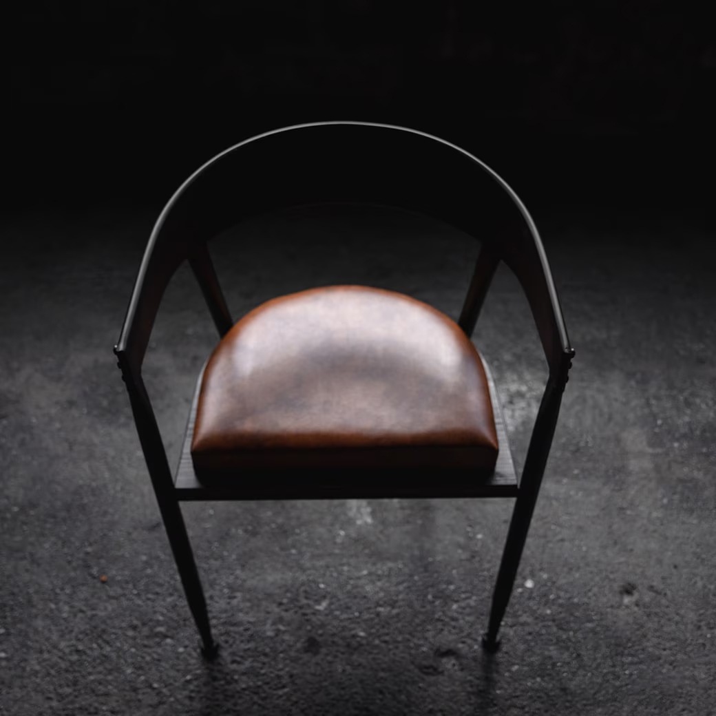 ダイニングチェア インテリア ダイニング リビング｜木 鉄 革 ヴィンテージ レトロ インダストリアル 男前 アンティーク チェア 椅子｜ヴィンテージ ウッド アイアン レザー チェア