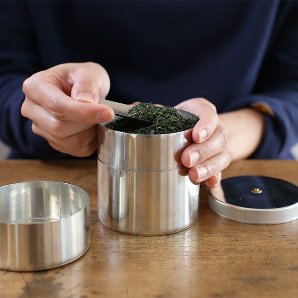 茶筒 開化堂 ブリキ 取込盆用120g | メーカー別,か行,開化堂 
