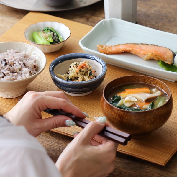 四十沢木材工芸 KINTO 匙面折敷 長角