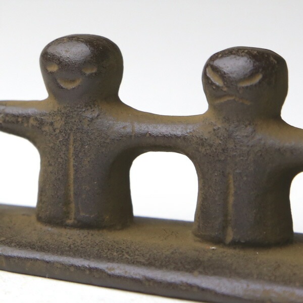 文鎮 喜怒哀楽 南部鉄器 馬場忠寛