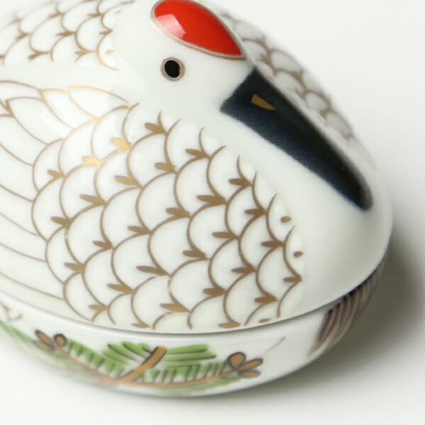 A1292-2/京焼・清水焼/永楽写/巣篭もり鶴向付22客/飾皿/盛皿/懐石道具 A1292-2/京焼・清水焼/永楽写/巣篭もり鶴向付22客/飾皿/