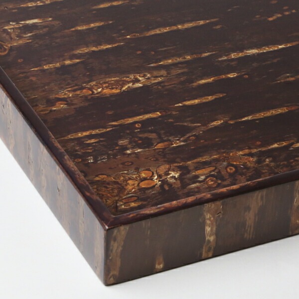 お盆 桜皮 角盆 無地皮 藤木伝四郎商店 | メーカー別,は行,藤木