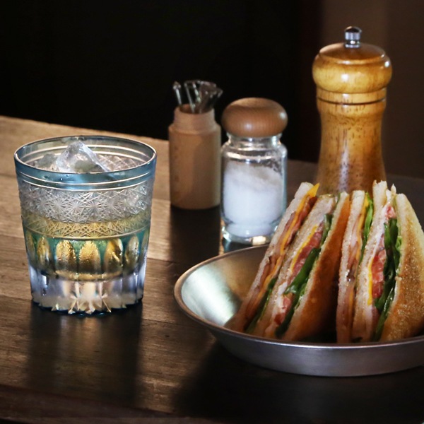 門脇硝子 ロックグラス ガランドウ 水色