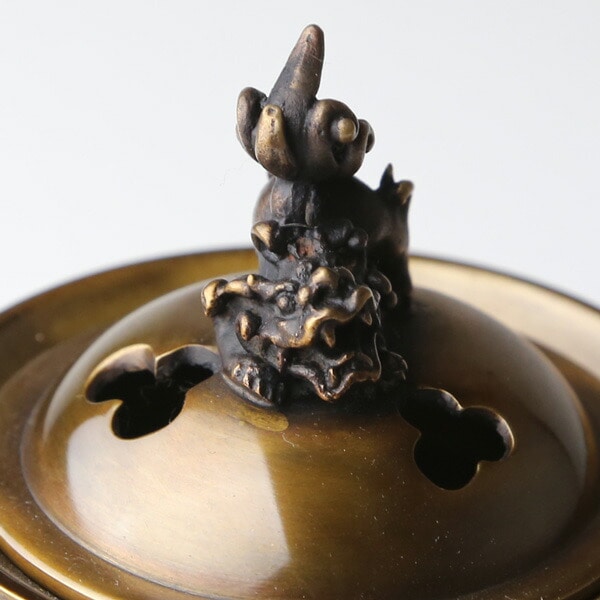 香炉 新平丸子獅子香炉 高岡銅器 | 雑貨,香炉・香立・香合