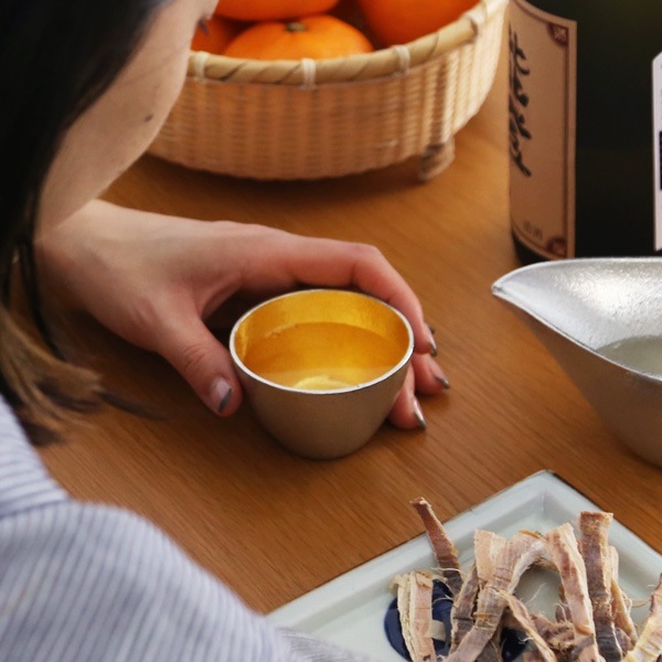 能作 ぐい呑み 金箔 | メーカー別,な行,能作 | がらんどう｜手仕事品の