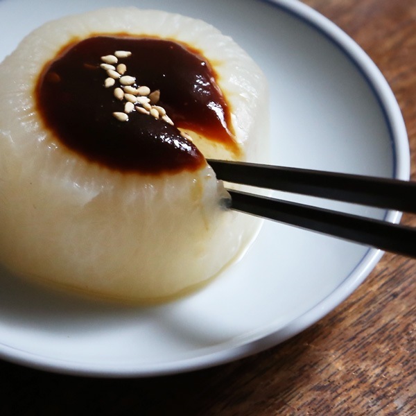 江戸木箸 青黒檀 利久箸 七角 中 大黒屋