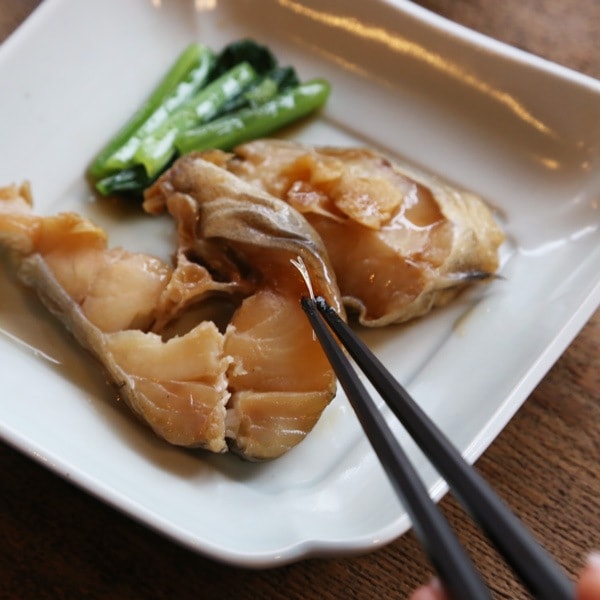 江戸木箸 青黒檀 利久箸 七角 中 大黒屋