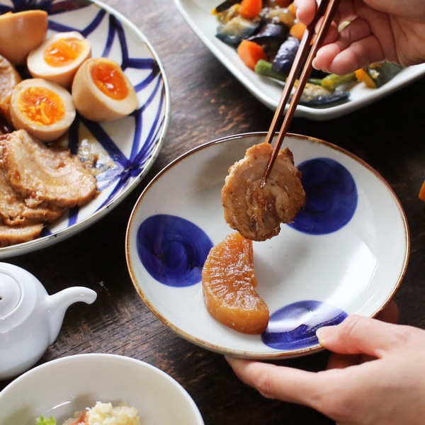 NO420 長皿　丸紋　切込焼・須恵焼 BARBAR いろは 中皿 丸紋 マルヒロ | メーカー別,は行,BARBAR