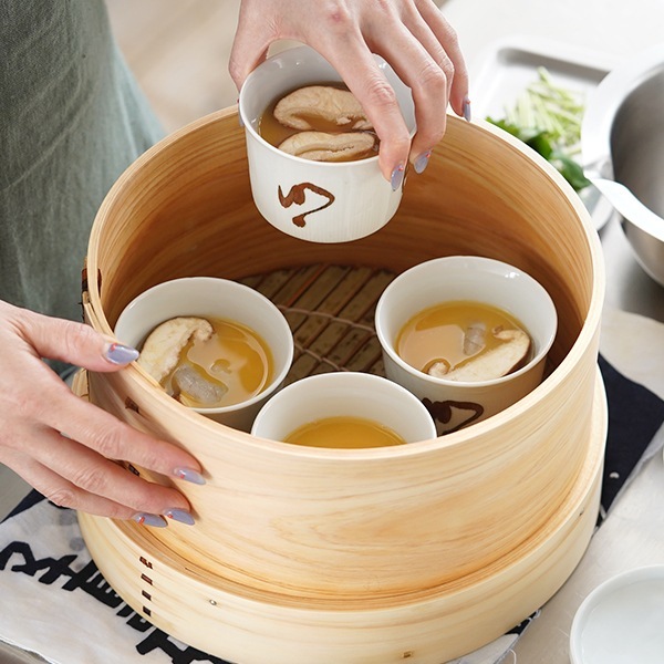 国産特級和せいろ 檜 30cm 蓋・蒸し布付き セット 国産特級和せいろ ｜身と蓋のセット｜檜・30cm 【送料無料】