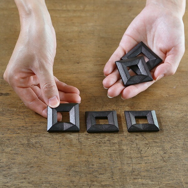 鋳心ノ工房 箸置き 角 5個入り