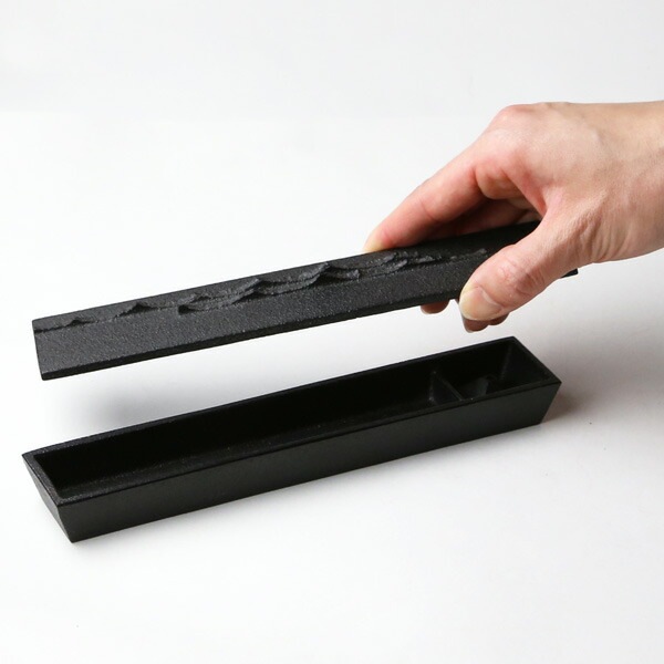 香立て・香箱 羽落ちL 鋳心ノ工房