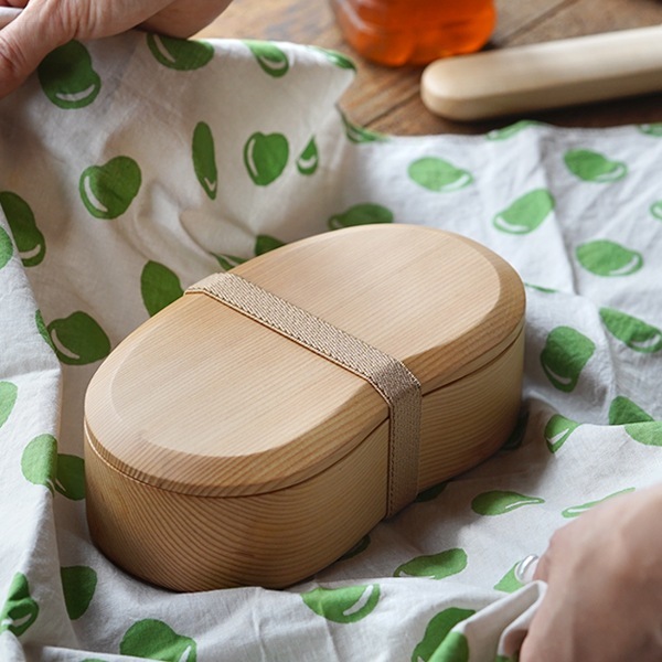 薗部産業 空豆弁当箱 クリア | メーカー別,さ行,薗部産業 | がらんどう