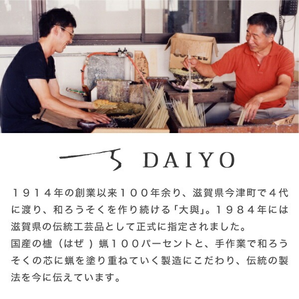 大與(だいよ) 鉄製燭台 大 Iron CandleStand medium