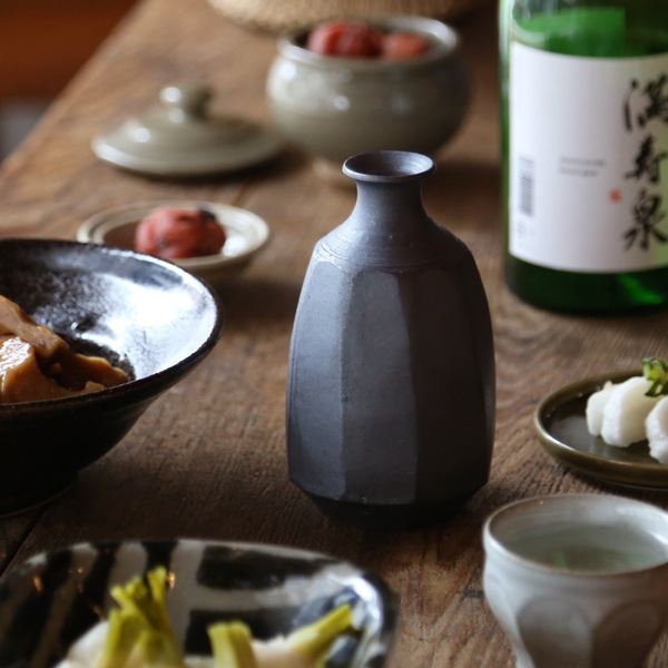 福光焼 面取徳利 白/黒 | メーカー別,は行,福光焼 | がらんどう