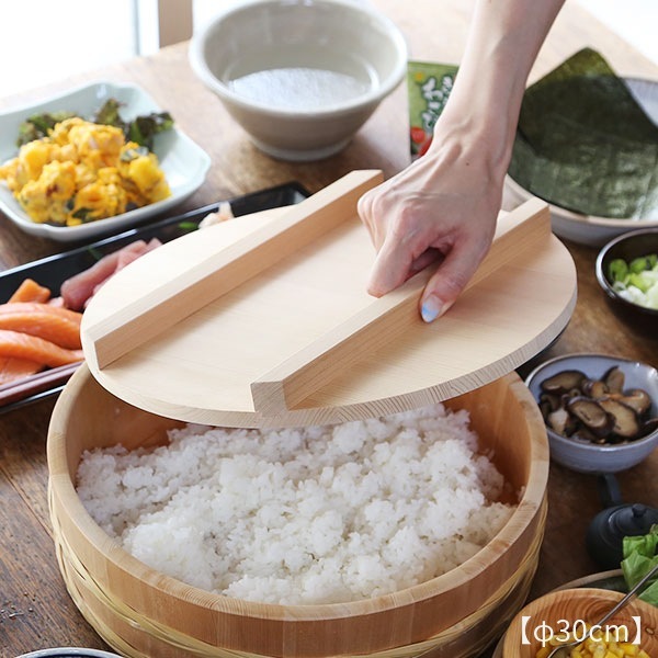 MIYABI 雅漆工芸 木製銅箍　飯台（サワラ材）／３９ｃｍ MIYABI 雅漆工芸 木製銅箍 飯台（サワラ材）／４２ｃｍ