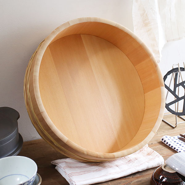 山一 竹箍飯台 36cm