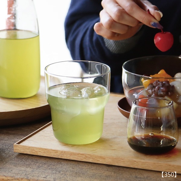 TG 耐熱ガラスカップ カーブド 450ml Heat-resistant Glass Cup Curved