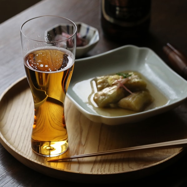 うすはり 鼓 TSUDUMI ビールグラス（ピルスナー）木箱2P 松徳