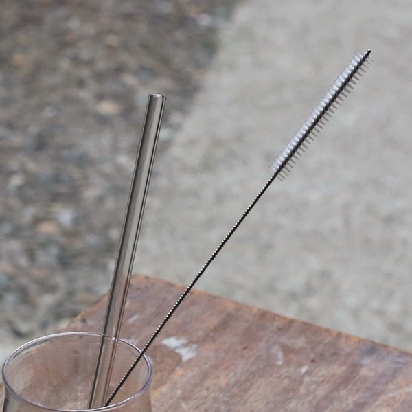 廣田硝子 ガラスストロー&ブラシセット