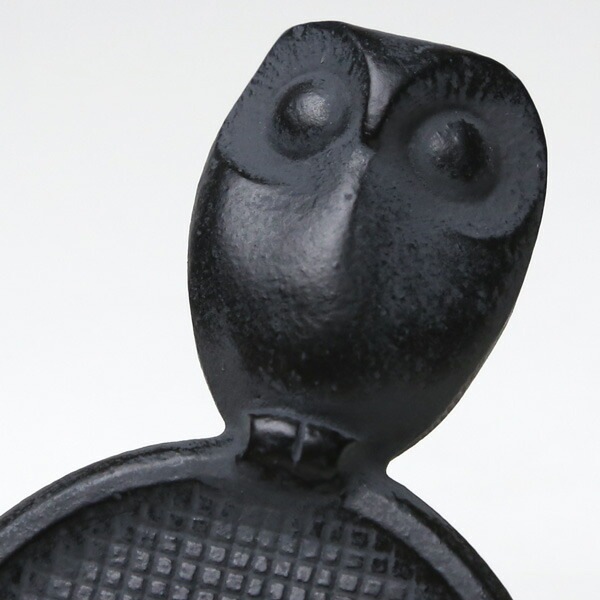 南部鉄器 ブックエンド 馬場忠寛 ふくろう2点セット 栓抜き ふくろう