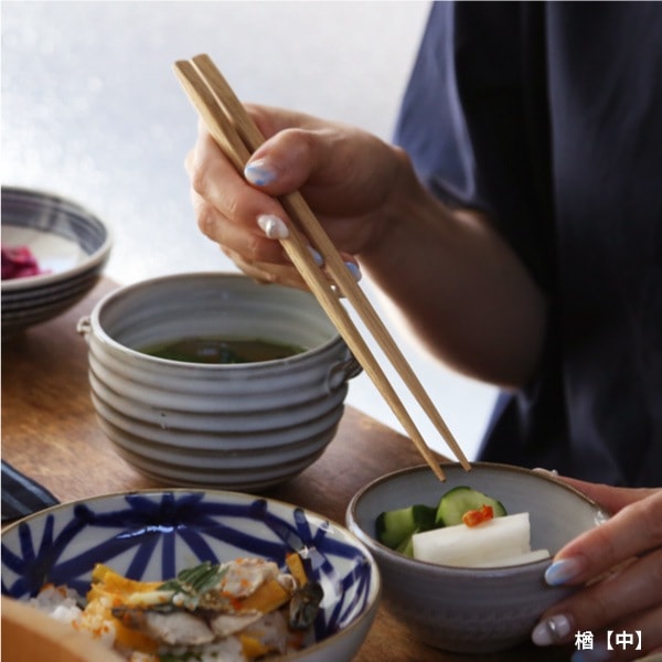 薗部産業 めいぼく箸 中 21cm 楓/桜/楢