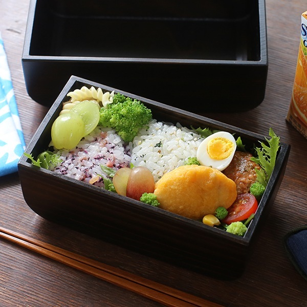 NOKO（ノコ） カブセル 弁当箱 黒漆塗（小） 大河内家具工房