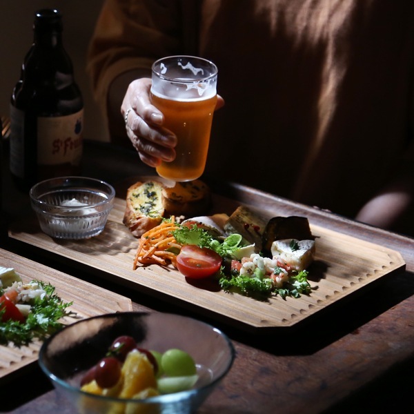 四十沢木材工芸 KITO シャルキュリトリボード トレー トレイ お盆 プレート カッティングボード まな板 お膳 おぼん / 日本製 石川県 輪島塗 四十沢木材工芸 KITO シャルキュトリーボード 木製 トレー ワン