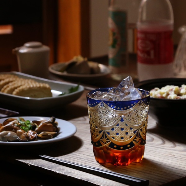 大場硝子 オールド カーテンコール 瑠璃/琥珀 | メーカー別,あ行,大場