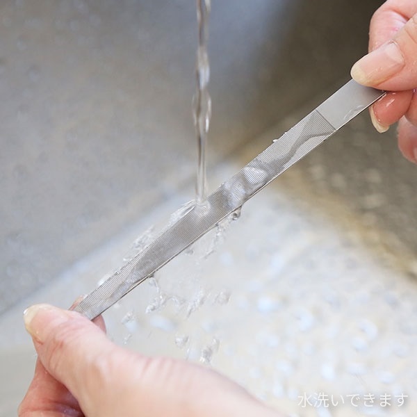 YOSHIDA YASURI 爪ヤスリ マットシルバー 先尖り/先丸 化粧箱入り 吉田