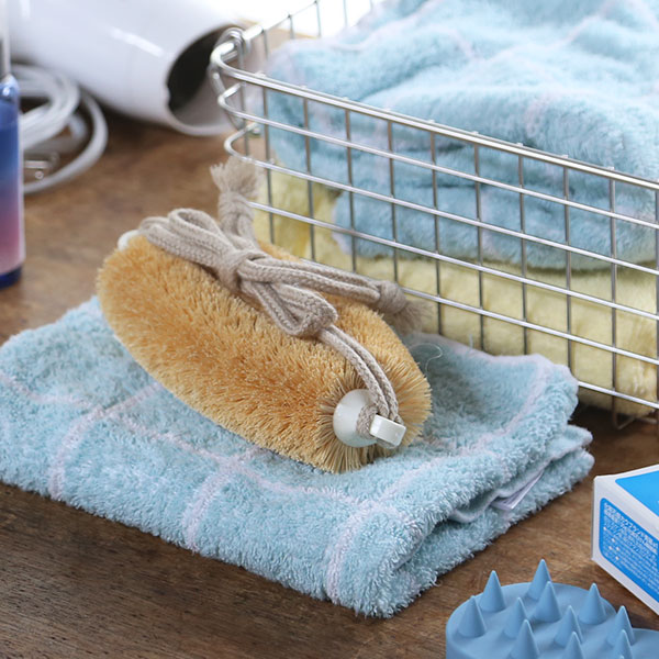 亀の子束子西尾商店 ボディたわし ひも付き