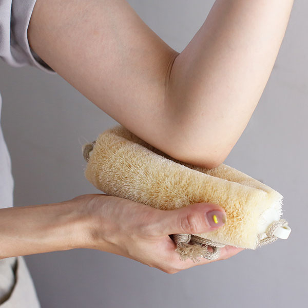 亀の子束子西尾商店 ボディたわし ひも付き