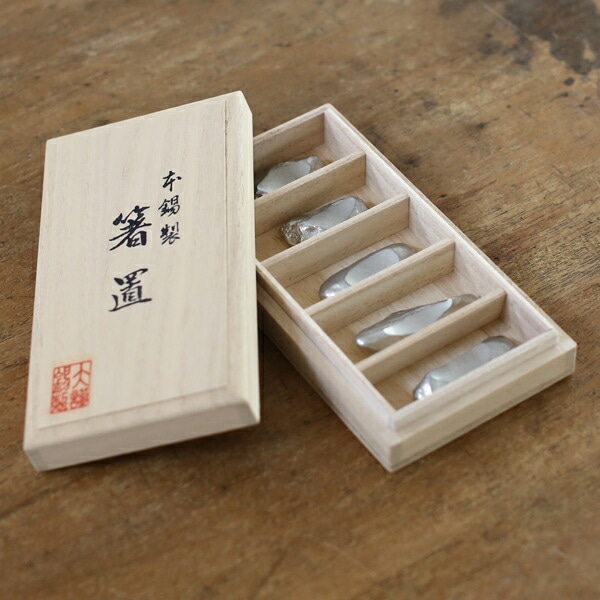 大阪錫器 箸置き しずく5ヶ入 | メーカー別,あ行,大阪錫器