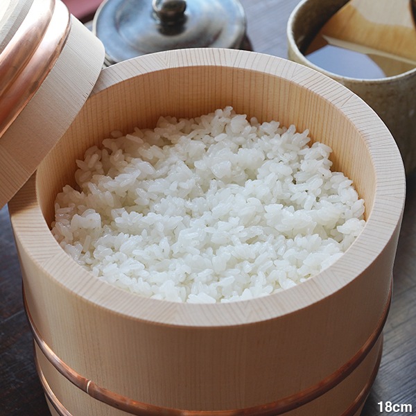 山一 江戸びつ 15cm (しゃもじ付)