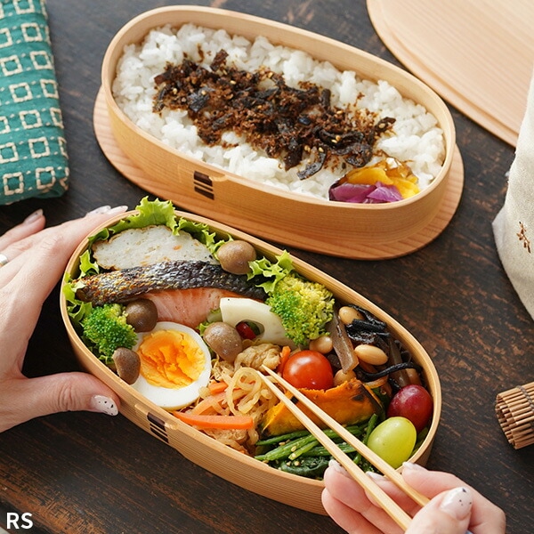 曲げわっぱ 弁当箱 小判入子 大 栗久 わっぱ弁当 国産 日本製