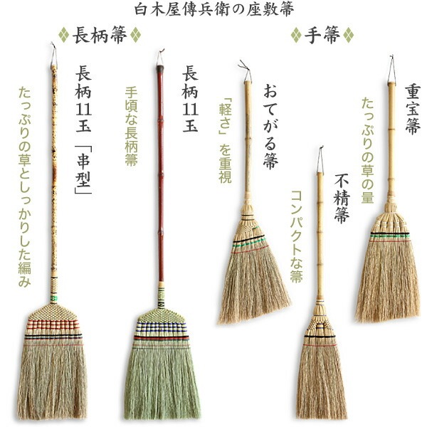 白木屋中村伝兵衛商店 江戸長柄箒(上)