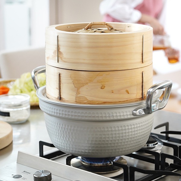 SHIMA様、購入予定商品・桧製蒸籠２４センチ１段・蒸し板セット 山一 ひのき中華せいろ 24 蒸し板＆鍋セット | メーカー別,や行,山一