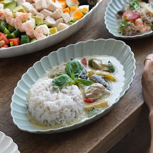 JICON 菊長鉢 中 磁今(ジコン)