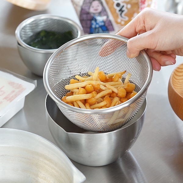 家事問屋】下ごしらえザル9.11.13 3点セット □家事問屋 下ごしらえ