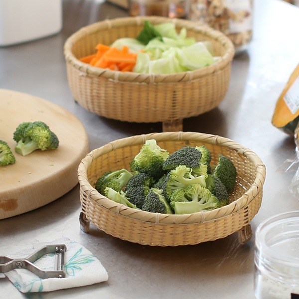 ざるそば 公長齋小菅 そばすだれ 丸型 M すだれ 蕎麦 そば ざるそば 竹製