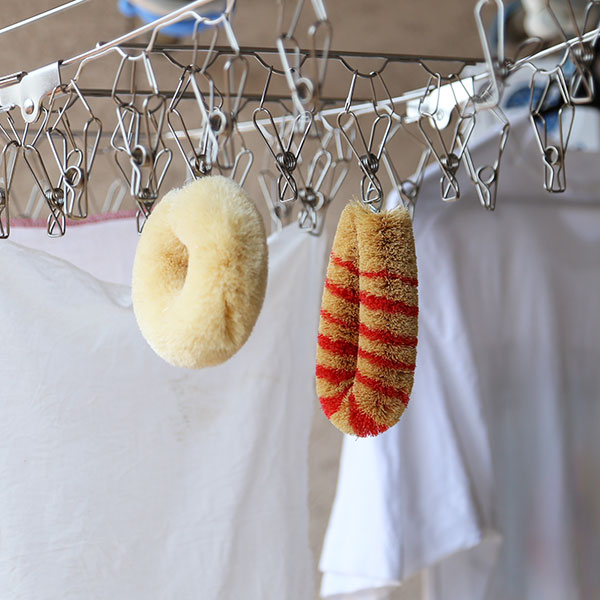 亀の子束子西尾商店 シマシマ ロング 亀の子たわし