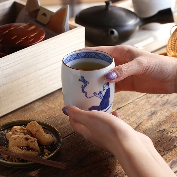 上出長右衛門窯 湯呑 笛吹 昇龍 | メーカー別,か行,上出長右衛門窯