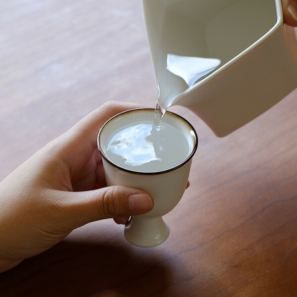 JICON 足付酒盃 ほそみ(渕錆) 磁今（ジコン） | メーカー別,あ行,今村